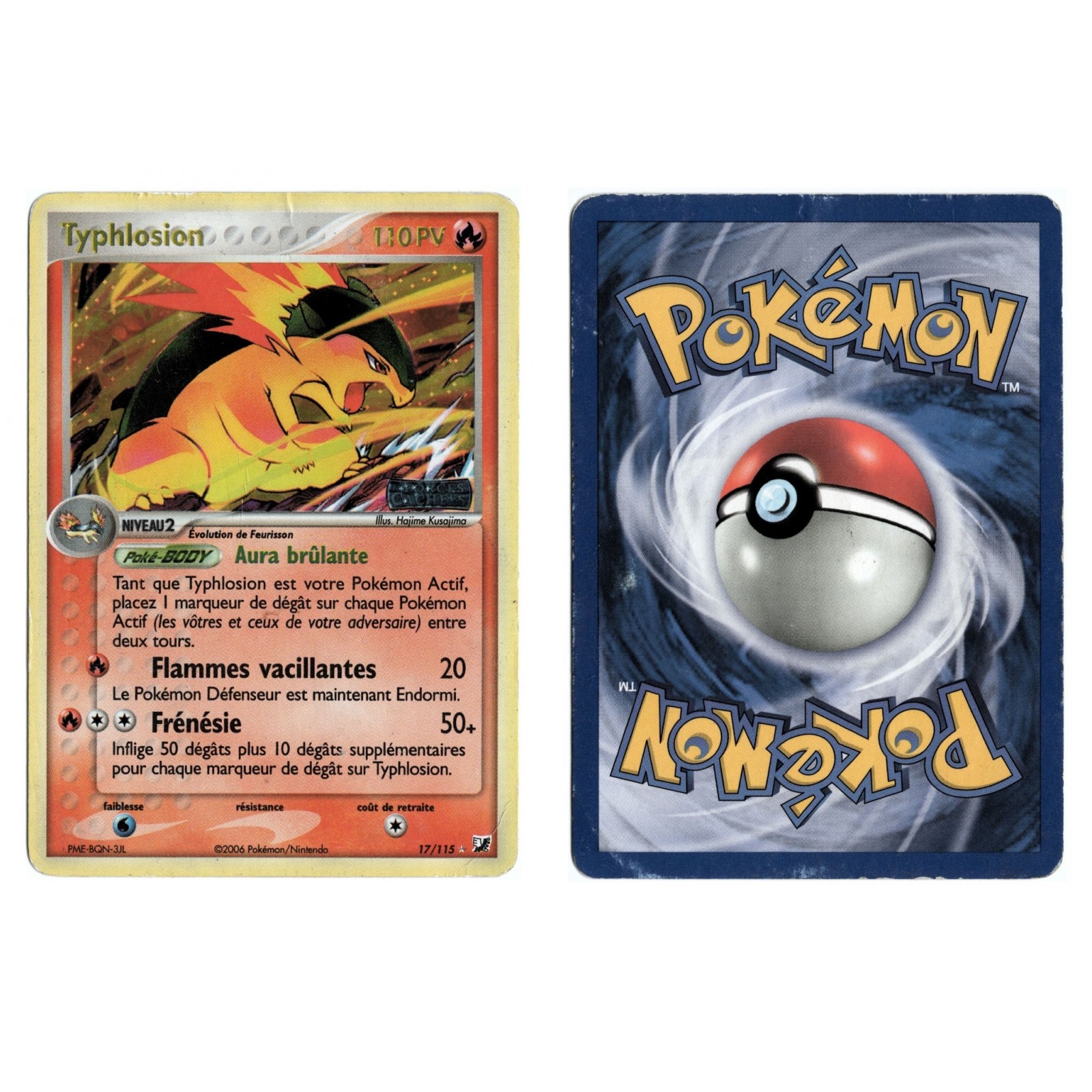 Typhlosion Ex Forces Cach Es Holo Unlimited Fran Ais Voir Scan