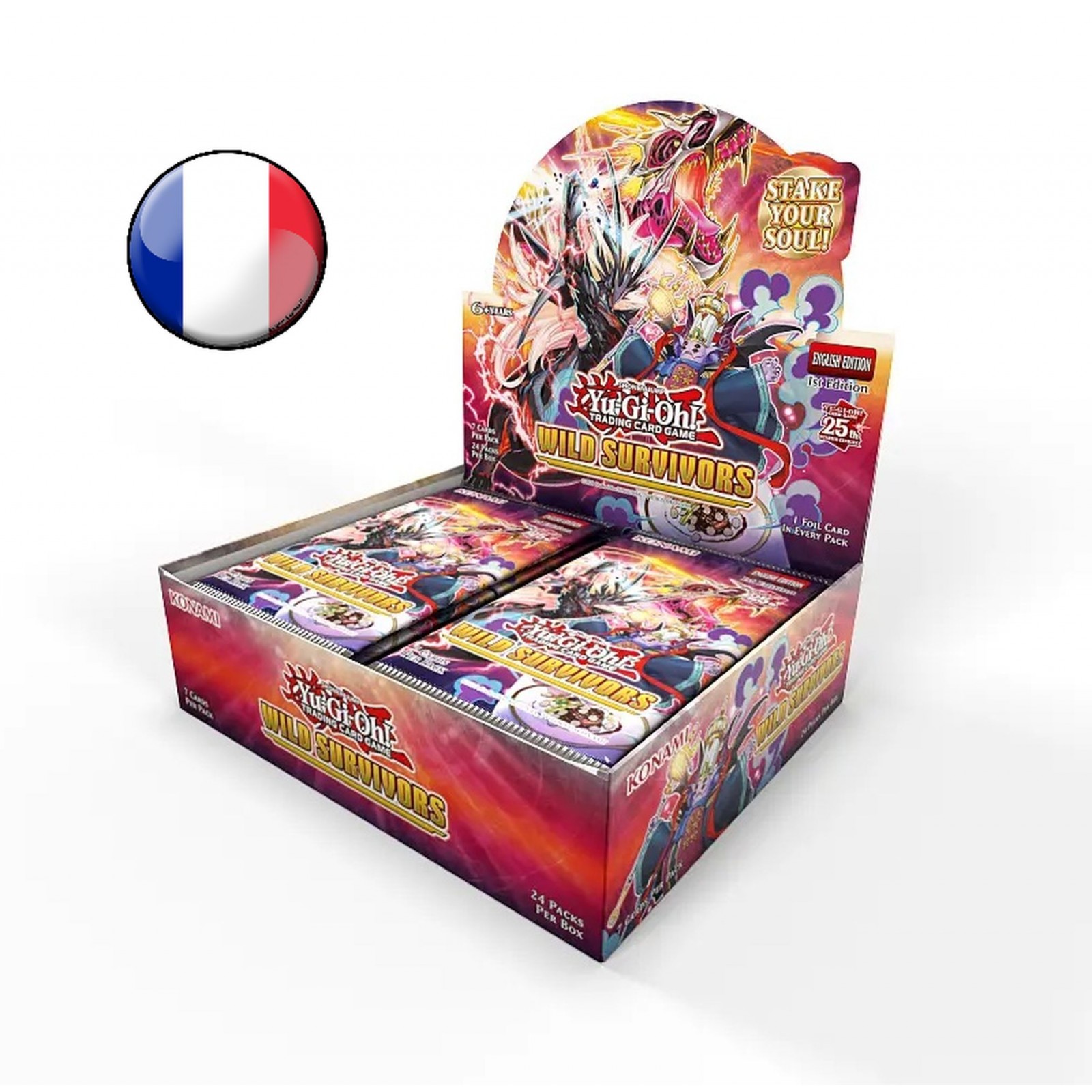 Yu Gi Oh Display Boite De Boosters Survivants Sauvages Fr