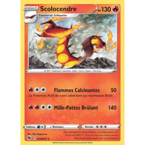 Scolocendre - Holo Rare 10/73 EB3. Epée et Bouclier 3.5 : La Voie du Maître Epees et Bouclier 3.5 : La Voie du Maitre EB03.5