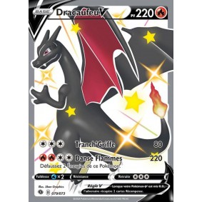 Dracaufeu V - Secret Rare 79/73 EB3. Epée et Bouclier 3.5 : La Voie du Maître Epees et Bouclier 3.5 : La Voie du Maitre EB03.5