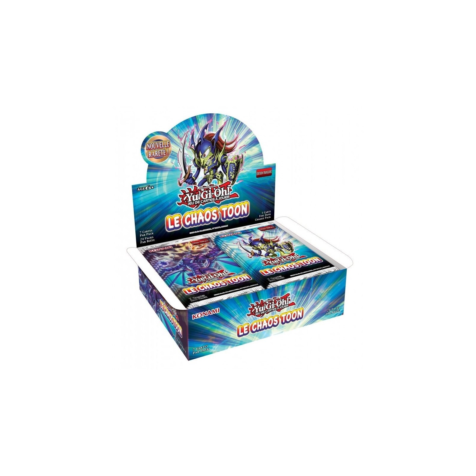 Yu-Gi-Oh! - Display - Boite de 24 Boosters - Le Chaos Toon - FR - Unlimited/Réédition Yu-Gi-Oh! - Display - Boite de 24 Boosters - Le Chaos Toon - FR - Unlimited/Réédition
