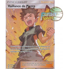 Vaillance de Pierre - Full Art Ultra Rare 172/181 - Soleil et Lune 9 Duo de Choc Soleil et Lune 9 Duo de Choc