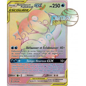 Ramoloss et Psykokwak GX - Secret Rare 239/236 - Soleil et Lune 11 Harmonie des Esprits Soleil et Lune 11 Harmonie des Esprits