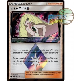Elsa-Mina - Prisme Rare 182/214 - Soleil et Lune 8 Tonnerre Perdu Soleil et Lune 8 Tonnerre Perdu