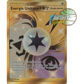 Énergie Unitaire - Secret Rare 171/156 - Soleil et Lune 5 Ultra Prisme Soleil et Lune 5 Ultra Prisme