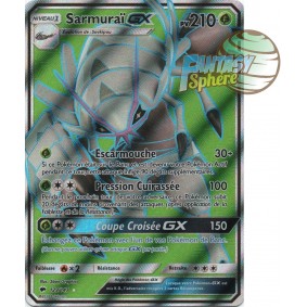 Sarmuraï GX - Full Art Ultra Rare 129/147 - Soleil et Lune 3 Ombres Ardentes Soleil et Lune 3 Ombres Ardentes