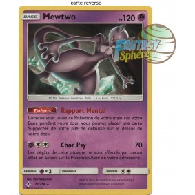 Mewtwo - Reverse 75/214 - Soleil et Lune 10 Alliance Infaillible