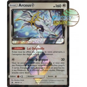 Arceus - Prisme Rare 96/131 - Soleil et Lune 6 Lumière Interdite