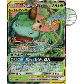 Florizarre et Vipélierre GX - Ultra Rare 1/236 - Soleil et Lune 12 Éclipse Cosmique