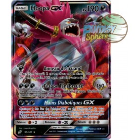 Hoopa GX - Ultra Rare 96/181 - Soleil et Lune 9 Duo de Choc