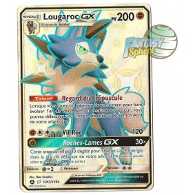 Lougaroc GX - Full Art Ultra Rare SV67/SV94 - Soleil et Lune 11.5 Destinees Occultes