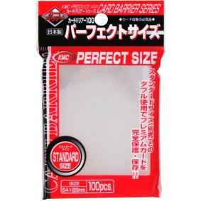 KMC - Protèges Cartes - Standard - Perfect Size (100 Sleeves)
