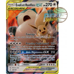Évoli & Ronflex GX - Ultra Rare 120/181 - Soleil et Lune 9 Duo de Choc