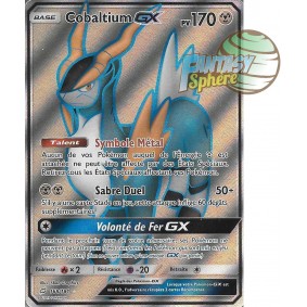 Cobaltium GX - Full Art Ultra Rare 168/181 - Soleil et Lune 9 Duo de Choc