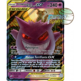 Ectoplasma & Mimiqui GX - Ultra Rare 53/181 - Soleil et Lune 9 Duo de Choc