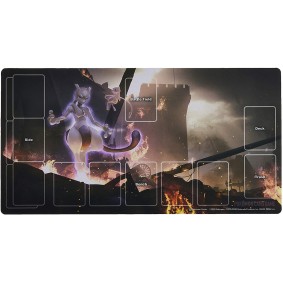 Pokemon - Playmat - Mew & Mewtwo Ver.3
