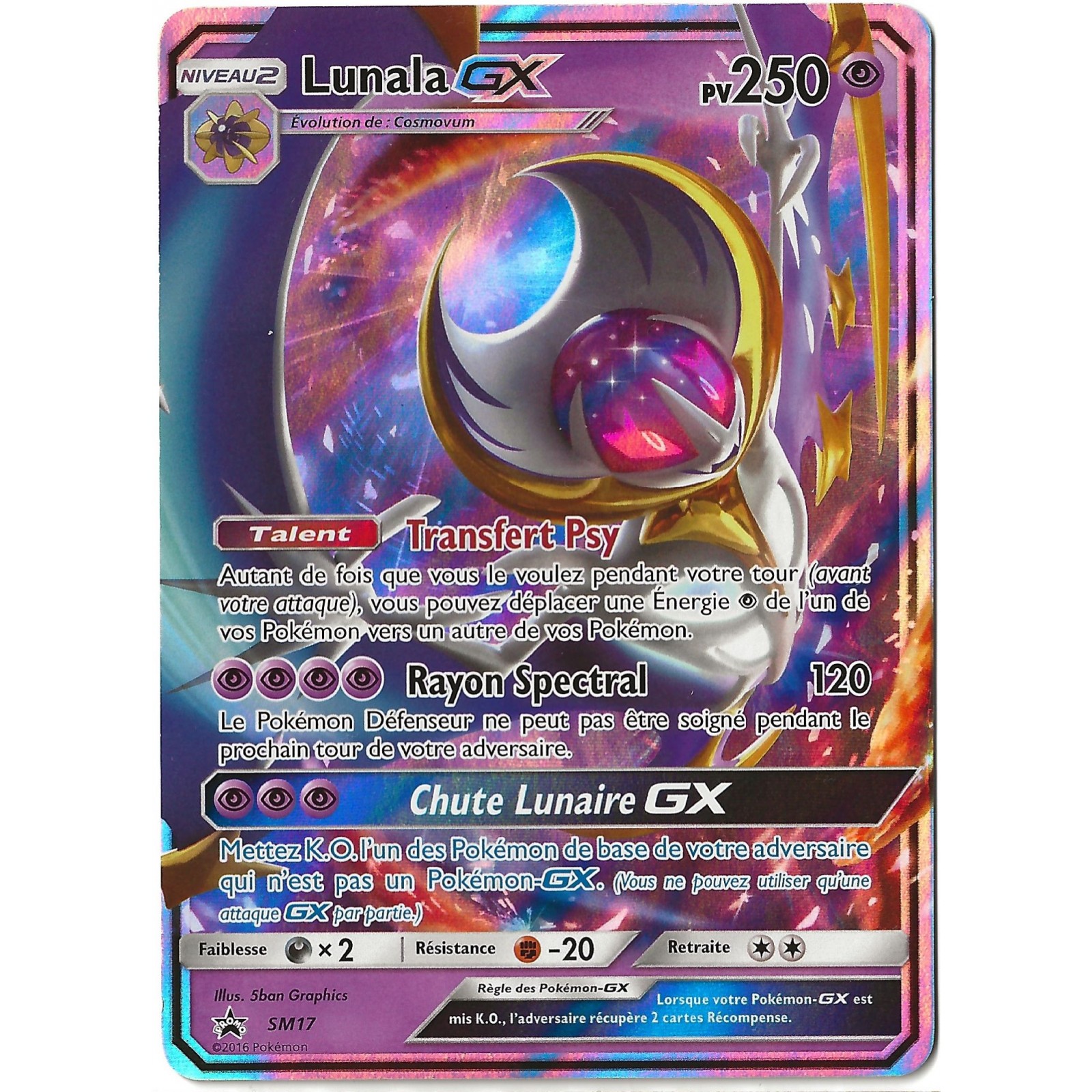 Lunala GX Ultra Rare SM17 à Fantasy Sphere Entrepot,Magasin de