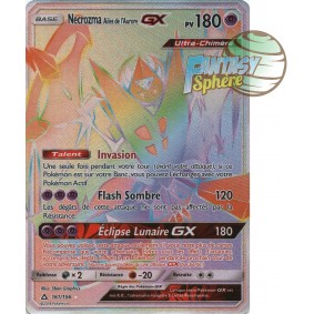 Necrozma Ailes de l'Aurore GX - Secret Rare 161/156 - Soleil et Lune 5 Ultra Prisme
