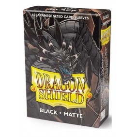 Dragon Shield Small Sleeves - Matte Black (60)