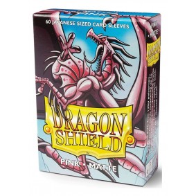 Dragon Shield Small Sleeves - Matte Pink (60)