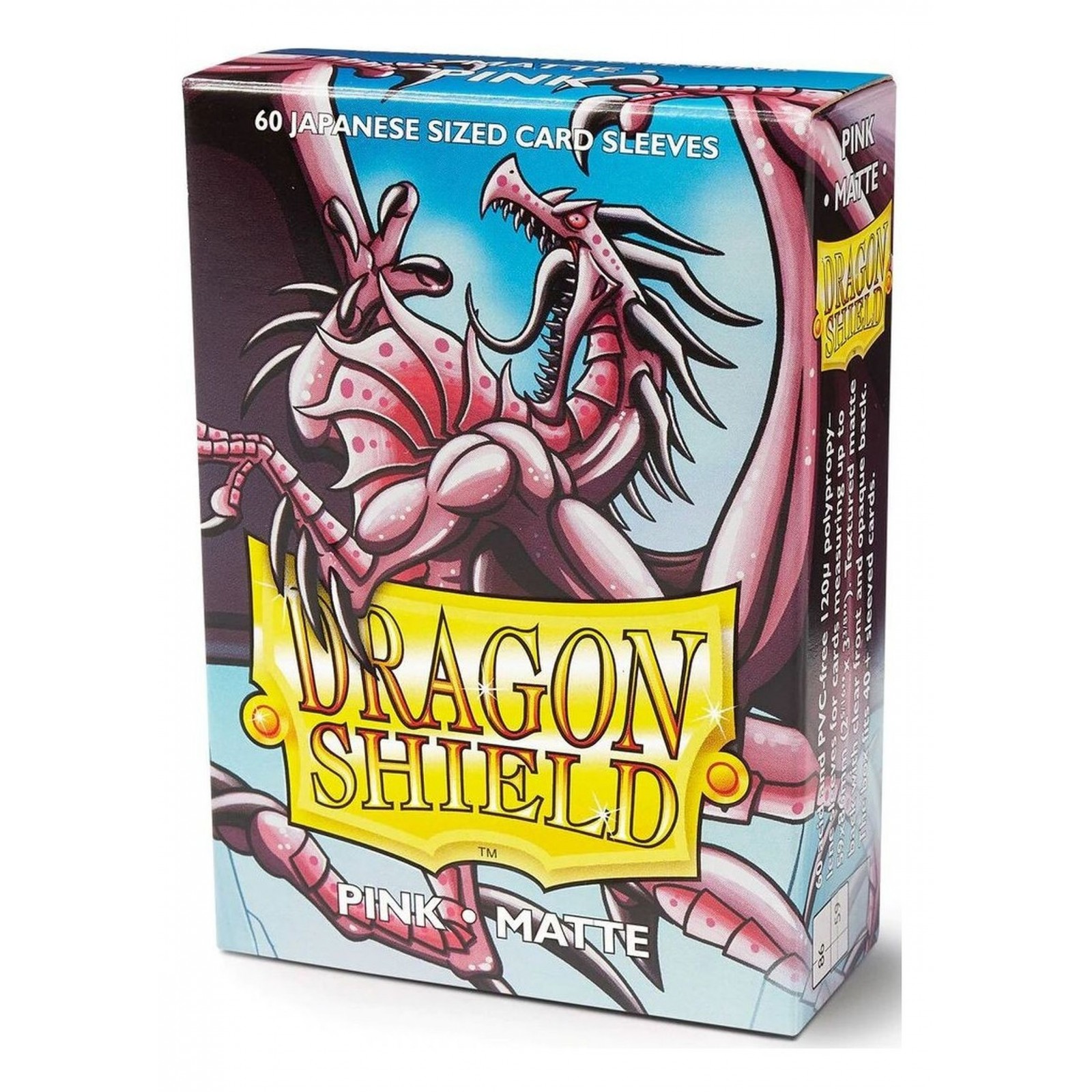 Dragon Shield Small Sleeves - Matte Pink (60)