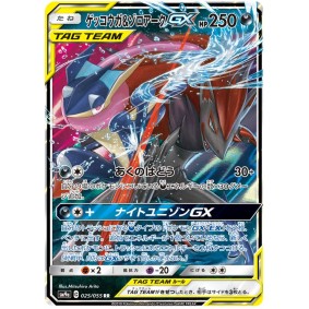 Greninja & Zoroark GX 025/055 Night Unison Ultra Rare Japonais