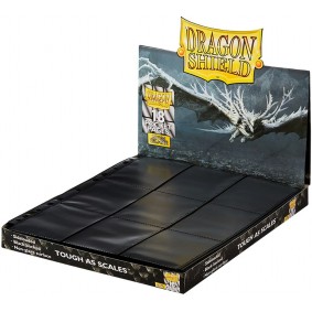 Dragon Shield - 50 Pages de Classeur - 18 Cases - Side-Load Black Non-Glare (50)