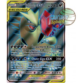 Méga-Ténéfix et Tyranocif GX - Full Art Ultra Rare 225/236 - Soleil et Lune 11 Harmonie des Esprits