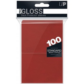 Ultra Pro - Protèges Cartes - Standard - Red / Rouge (100)
