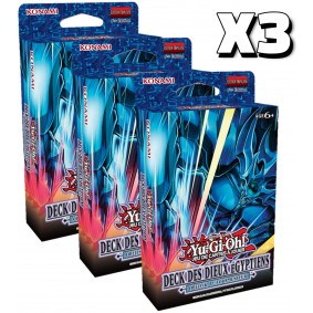 Yu-Gi-Oh! - Lot de 3 - Decks des Dieux Egyptiens : Obelisk le Tourmenteur - FR - 1er Edition