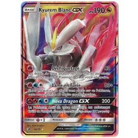 Kyurem Blanc GX - Ultra Rare 48/70 - Soleil et Lune 7.5 Majesté des Dragons