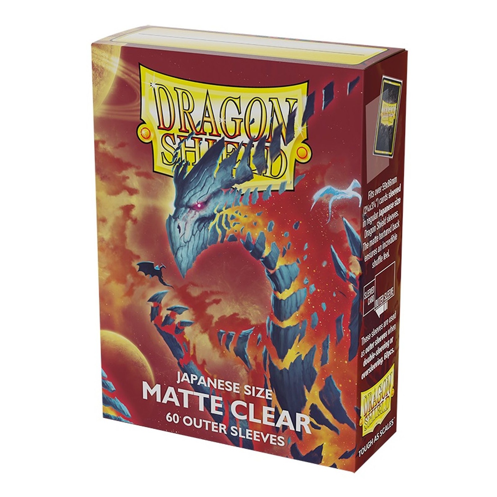 Dragon Shield Small Japanese Size Outer Sleeves Clear (60) à