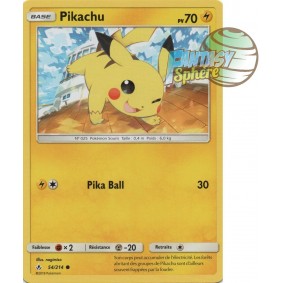 Pikachu - Commune 54/214 - Soleil et Lune 10 Alliance Infaillible