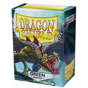 Dragon Shield - Standard Sleeves - Matte Green (100)