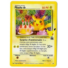 Pikachu de _ - Holo Rare...