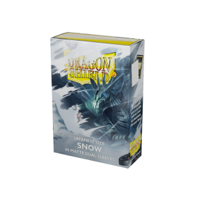 Dragon Shield - Small Sleeves - Japanese Size - Dual Matte Snow (60)