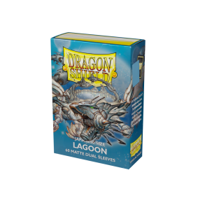 Dragon Shield - Small Sleeves - Japanese Size - Dual Matte Lagoon (60)