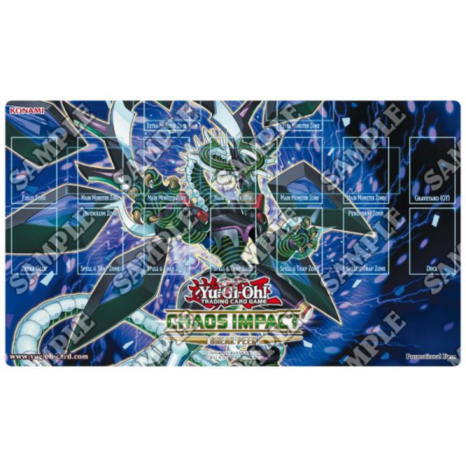 YuGiOh! Playmat Sneak Peak Chaos Impact à Fantasy Sphere