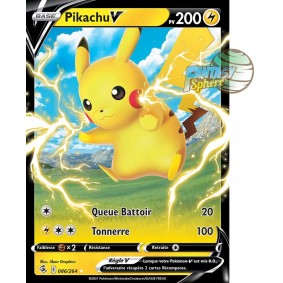 Pikachu V - Ultra Rare 86/264 - Epee et Bouclier Poing de Fusion 