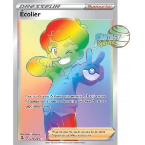 Écolier - Secret Rare 276/264 - Epee et Bouclier Poing de Fusion 
