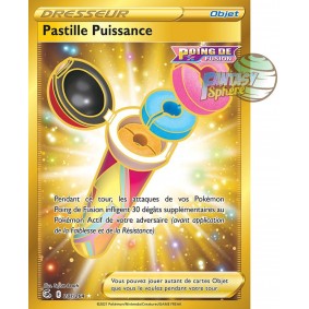 Pastille Puissance - Secret Rare 281/264 - Epee et Bouclier Poing de Fusion 