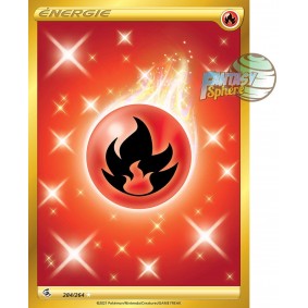 Énergie Feu - Secret Rare 284/264 - Epee et Bouclier Poing de Fusion 