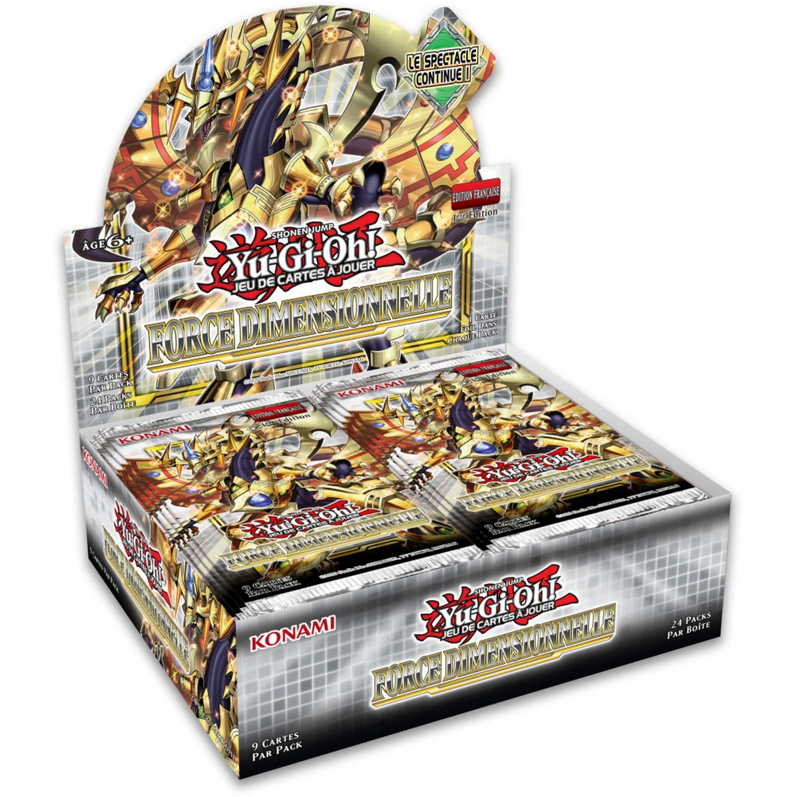 Yu Gi Oh Display Boite De Boosters Force Dimensionnelle Fr