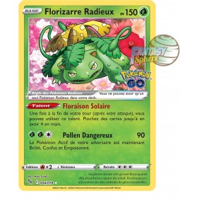 Florizarre Radieux - Radiant Rare 4/78 - Epee et Bouclier Pokemon GO 