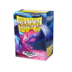 Dragon Shield - Standard Sleeves - Matte Purple (100)