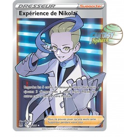 Expérience de Nikolaï - Full Art Ultra Rare 190/196 - Epee et Bouclier 11 Origine Perdue