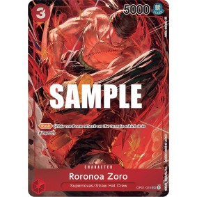 Roronoa Zoro - SR Parallel OP01-025 - OP01 Romance Dawn 