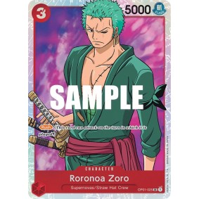 Roronoa Zoro - SR  OP01-025 - OP01 Romance Dawn 
