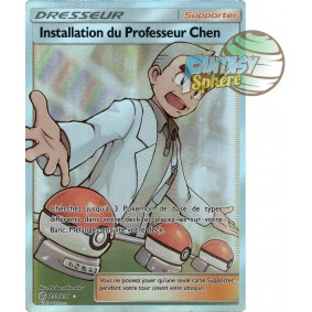 Installation du Professeur Chen - Full Art Ultra Rare 233/236 - Soleil et Lune 12 Éclipse Cosmique