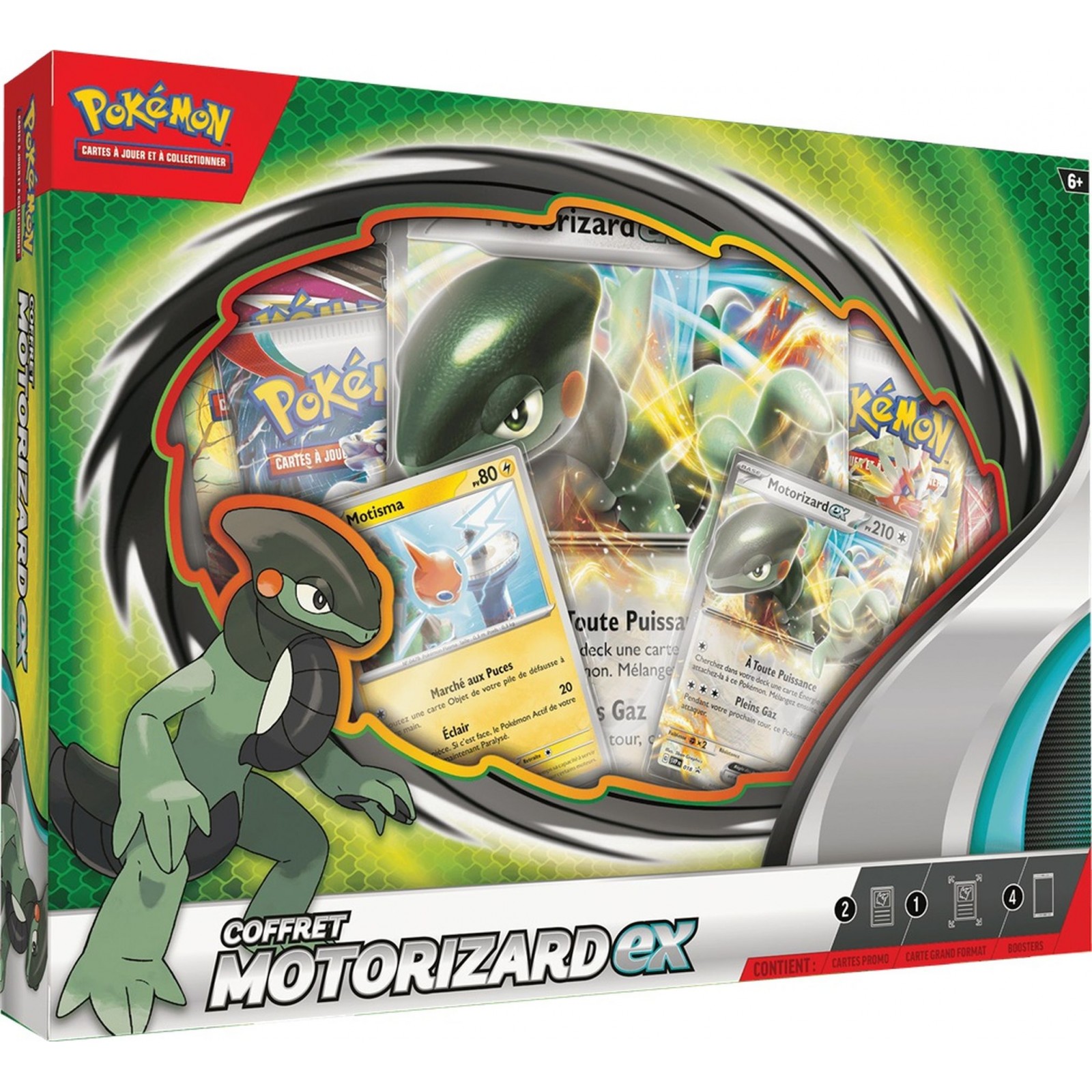 Pokémon Coffret Motorizard EX Mai 2023 FR à Fantasy Sphere